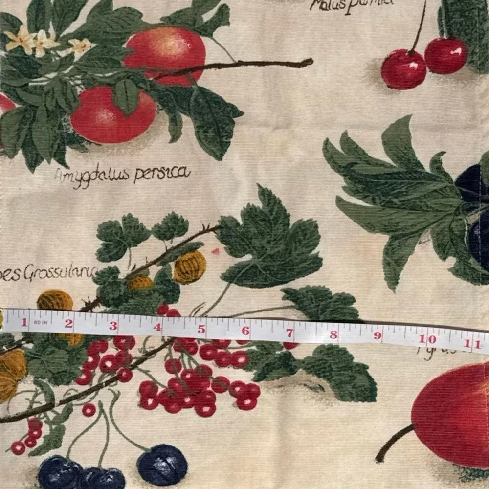 Vintage Tapestry Fruit Table Runner  & Wall Hanging 65x11.5 - Great Condition